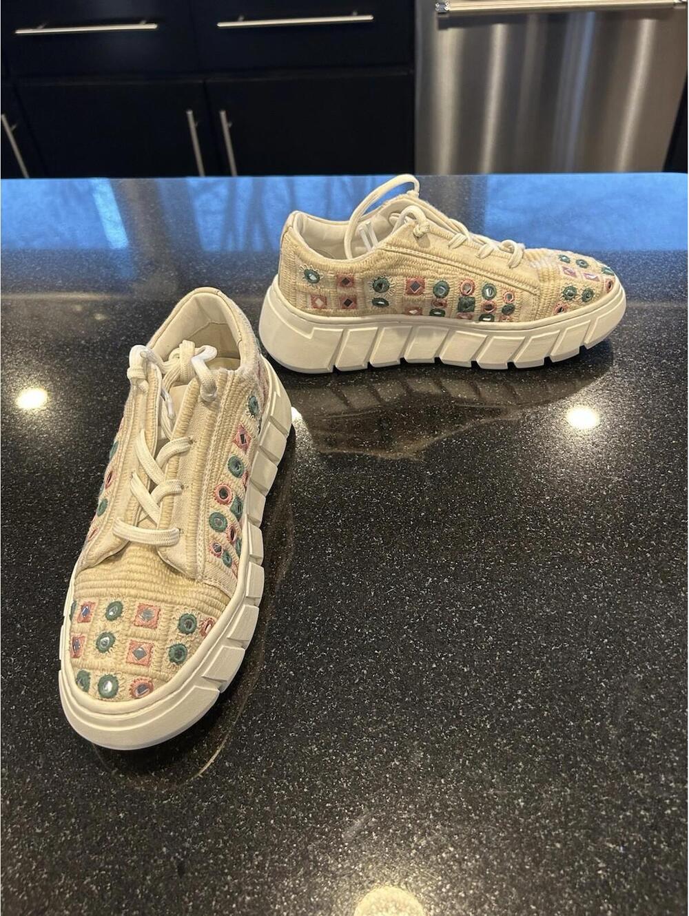 Free People Catch Me If You Can Crochet Sneakers